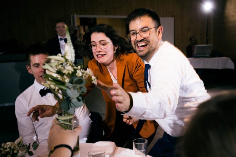 Verrückte Hochzeitsfotos in der Eventlocation Tanzschule Taktgefühl